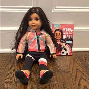 American Girl Doll Maritza with book (retired)